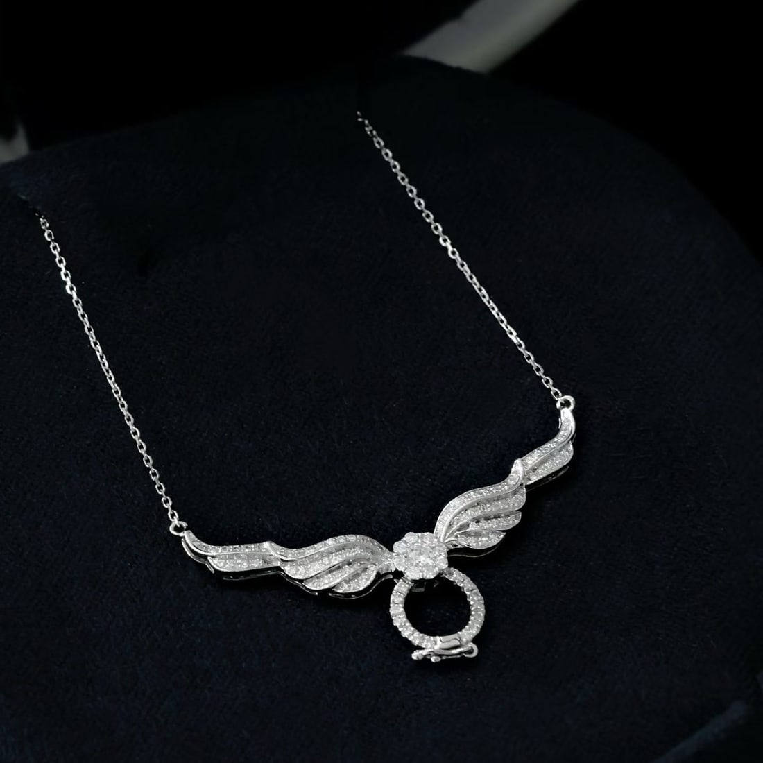 14k Gold 0.5 Ct Natural H Diamond Necklace - 3