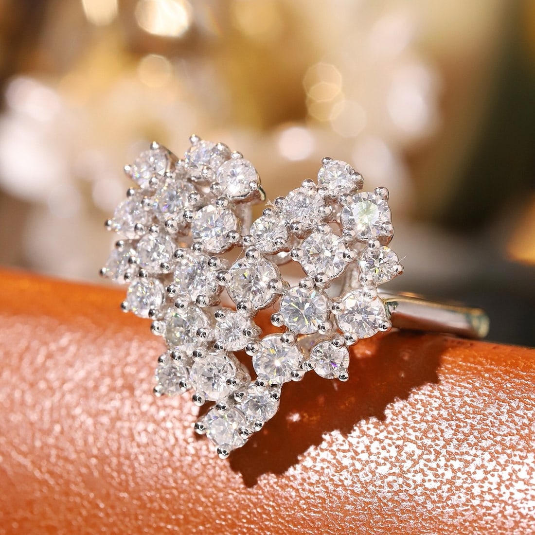 14k Gold 1.62 Ct Natural H Diamond Ring - 8
