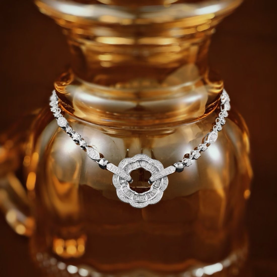 14k Gold 1.2 Ct Natural H Diamond Bracelet: Ref:231192412 // gold content:14k gold // main gemstone:diamond // shape:multiple // carat weight:1. 2ct // clarity grade:vs-si // color:h // treatment:natural // Condition: New Low Estimate: 4800.00 