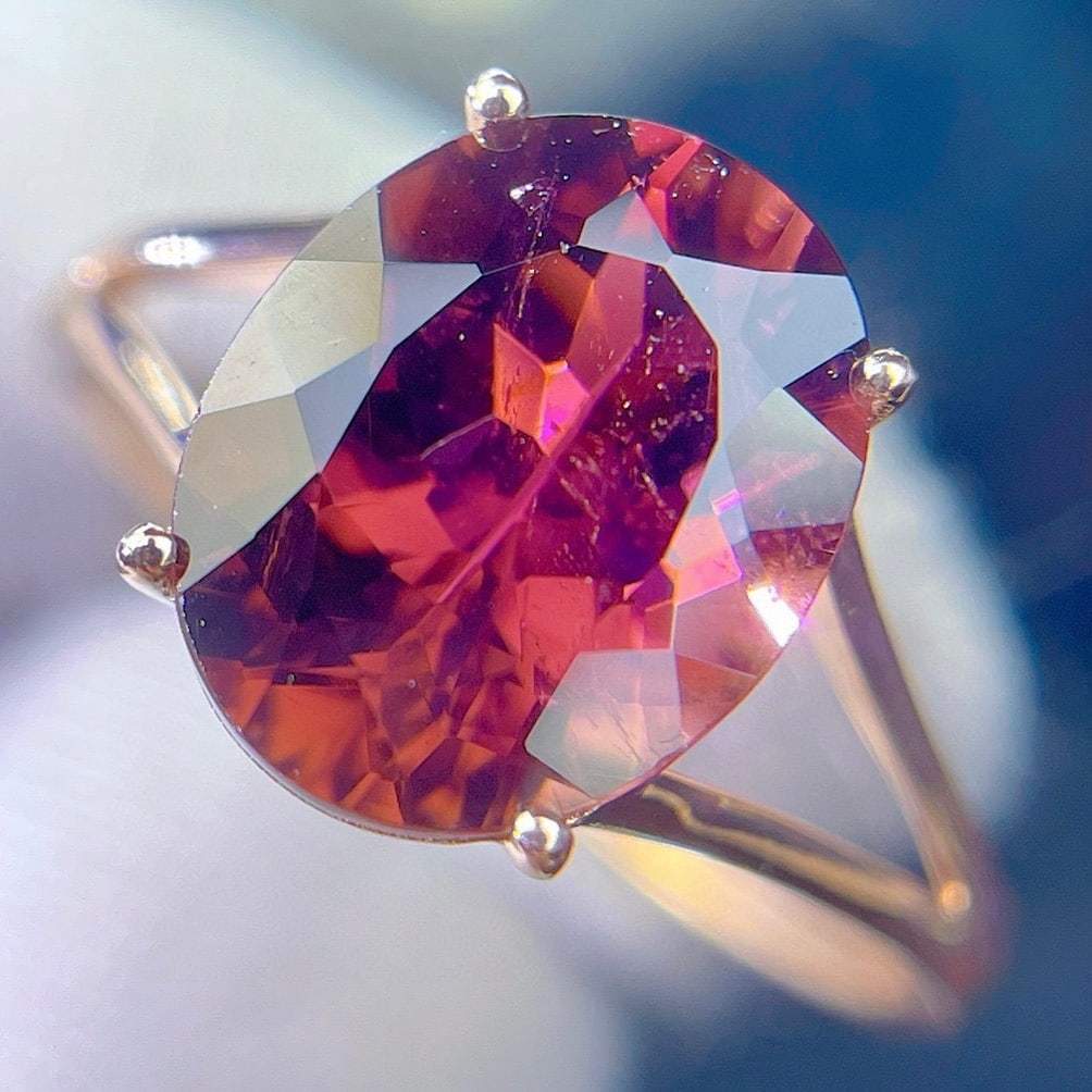 14k Gold 3.55 Ct Natural Tourmaline Ring - 2