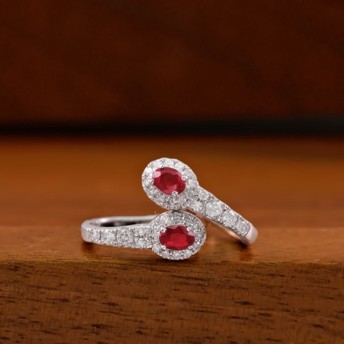 14k Gold 0.7 Ctw Natural Ruby & Diamond Earrings: Ref:231194086 // gold content:14k gold // main gemstone:ruby // shape:oval // carat weight:0. 4ct // color:red // treatment:natural // // adjacent gemstone 2 : diamond // shape:round // carat