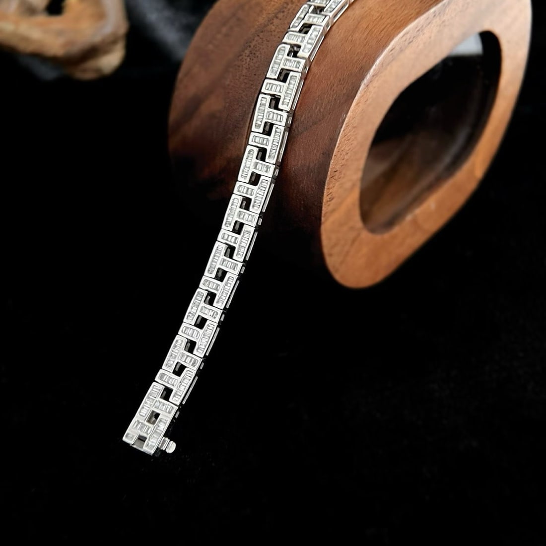 14k Gold 2.5 Ct Natural H Diamond Bracelet - 2