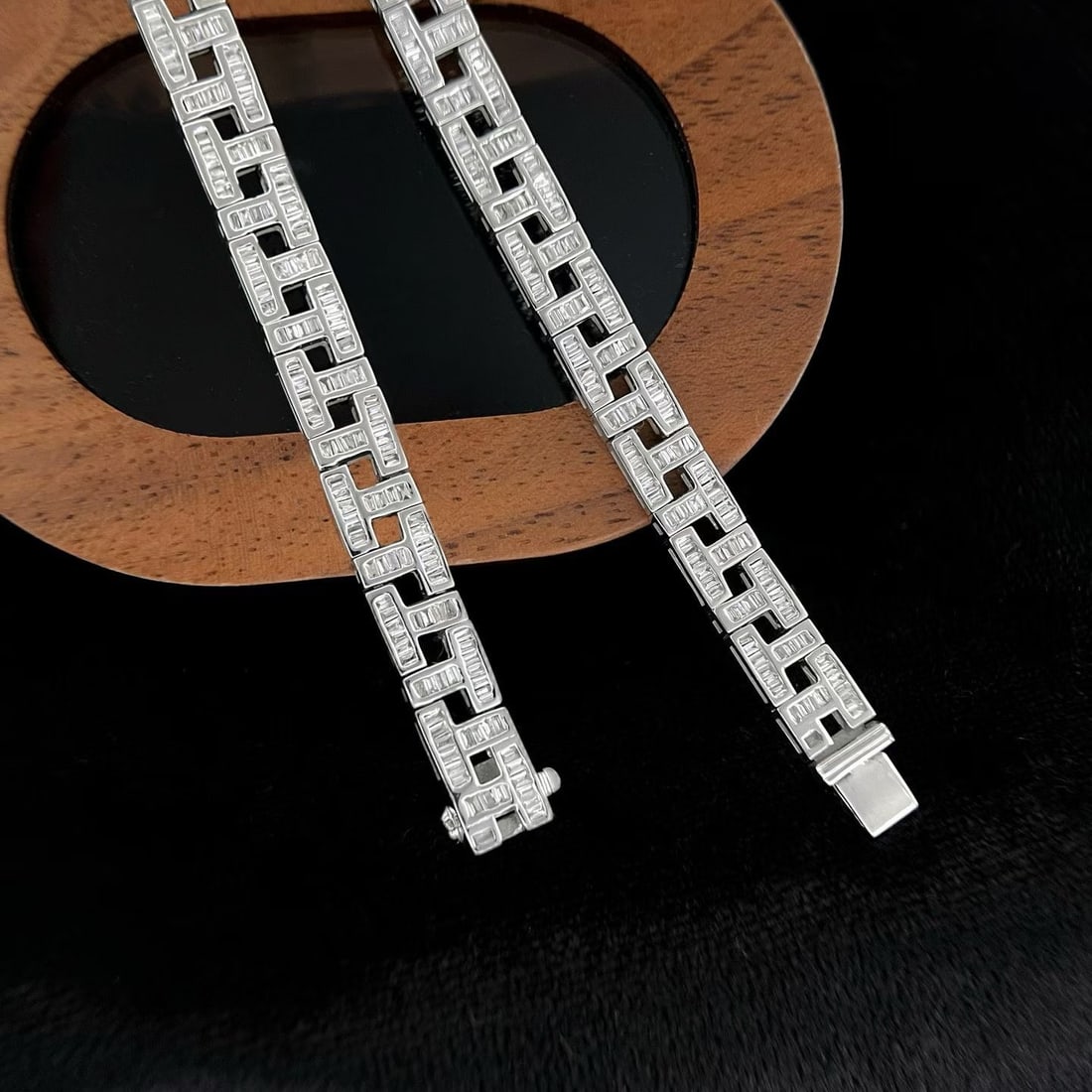 14k Gold 2.5 Ct Natural H Diamond Bracelet - 3