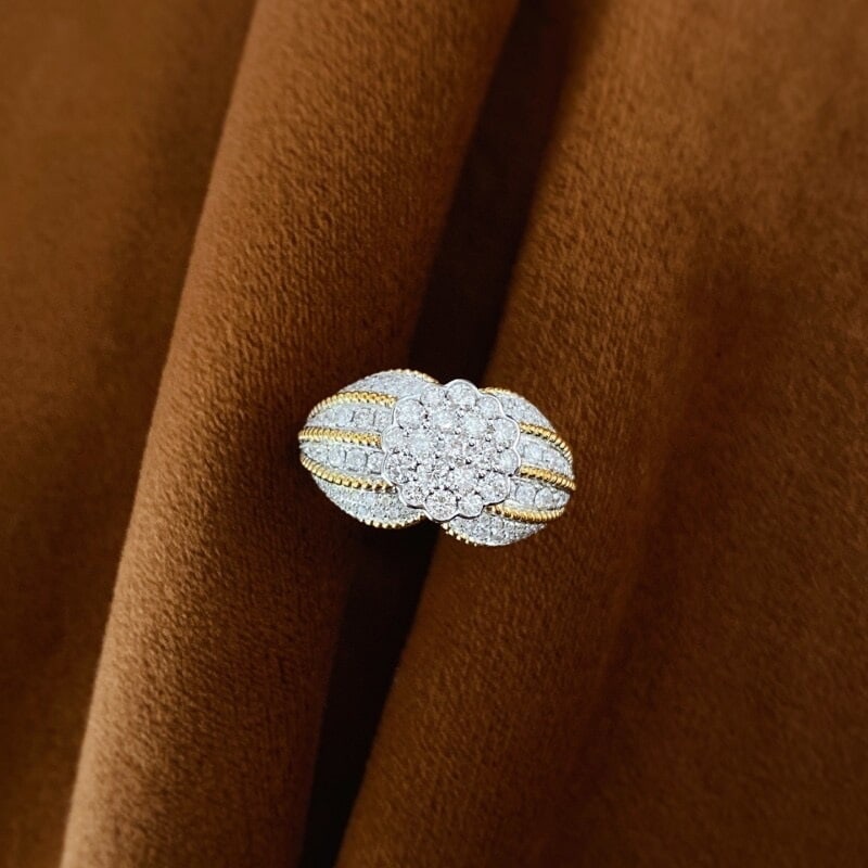 14k Gold 1.50 Ct Natural H Diamond Ring: Ref:231194170 // gold content:14k gold // ring size:7. 25us // // main gemstone:diamond // shape:round // carat weight:1. 50ct // clarity grade:vs-si // color:h // treatment:natural // cut grade:g // 
