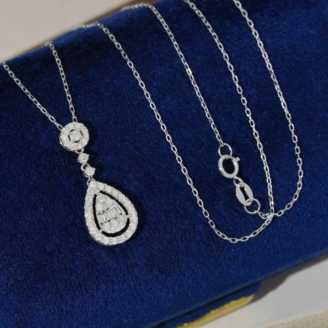 14k Gold 0.50 Ct Natural H Diamond Pendant( Without Chain ) - 2