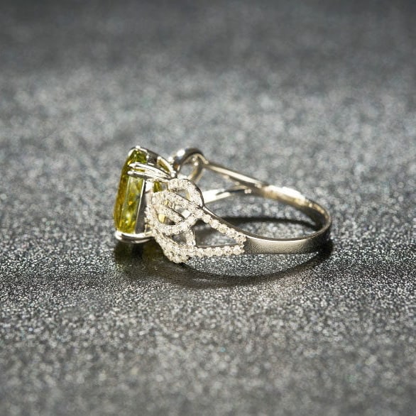 14k Gold 3.39 Ctw Natural Tourmaline & Diamond Ring - 4