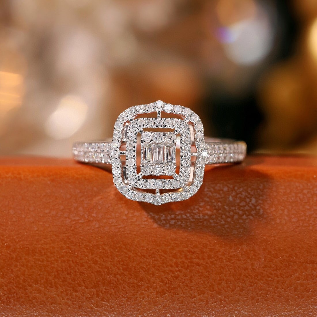 14k Gold 0.4 Ct Natural H Diamond Ring: Ref:231194350 // gold content:14k gold // ring size:7. 25us // // main gemstone:diamond // shape:multiple // carat weight:0. 4ct // clarity grade:vs-si // color:h // treatment:natural // Condition: