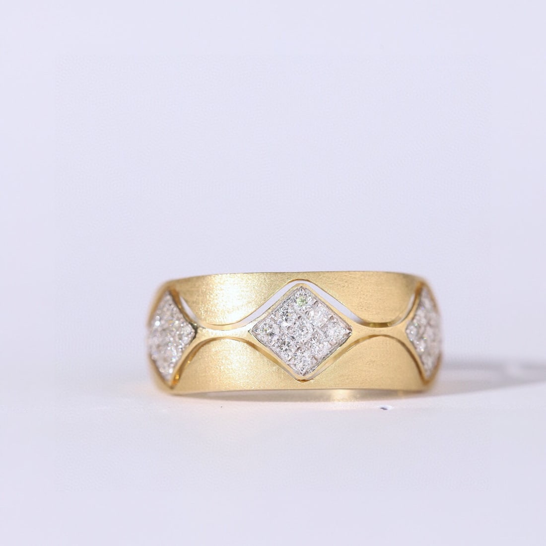 14k Gold 0.30 Ct Natural H Diamond Ring - 5