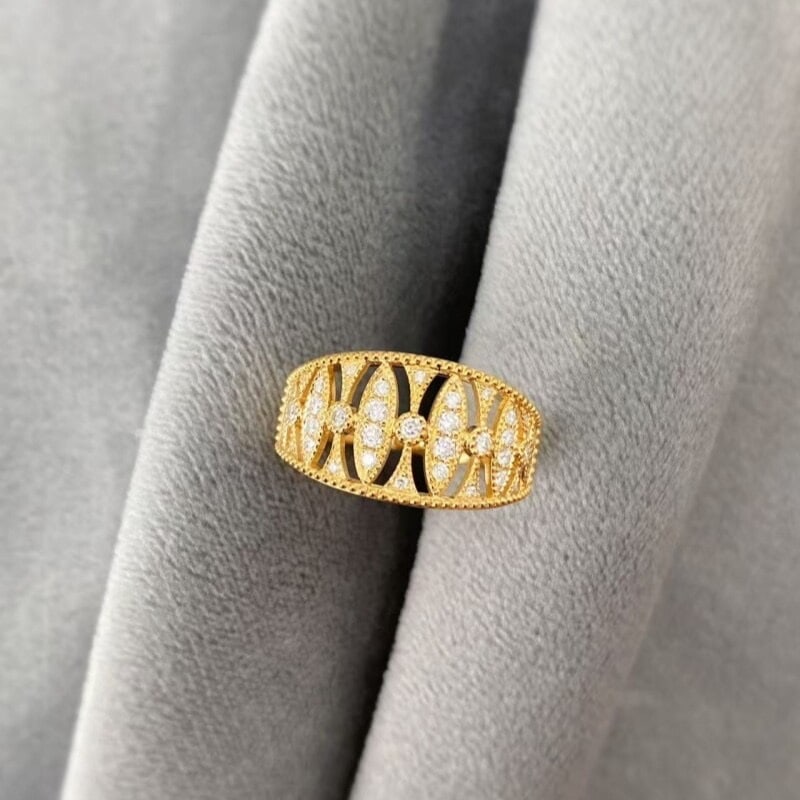 14k Gold 0.35 Ct Natural H Diamond Ring: Ref:231194438 // gold content:14k gold // ring size:7. 25us // // main gemstone:diamond // shape:round // carat weight:0. 35ct // clarity grade:vs-si // color:h // treatment:natural // cut grade:g // 