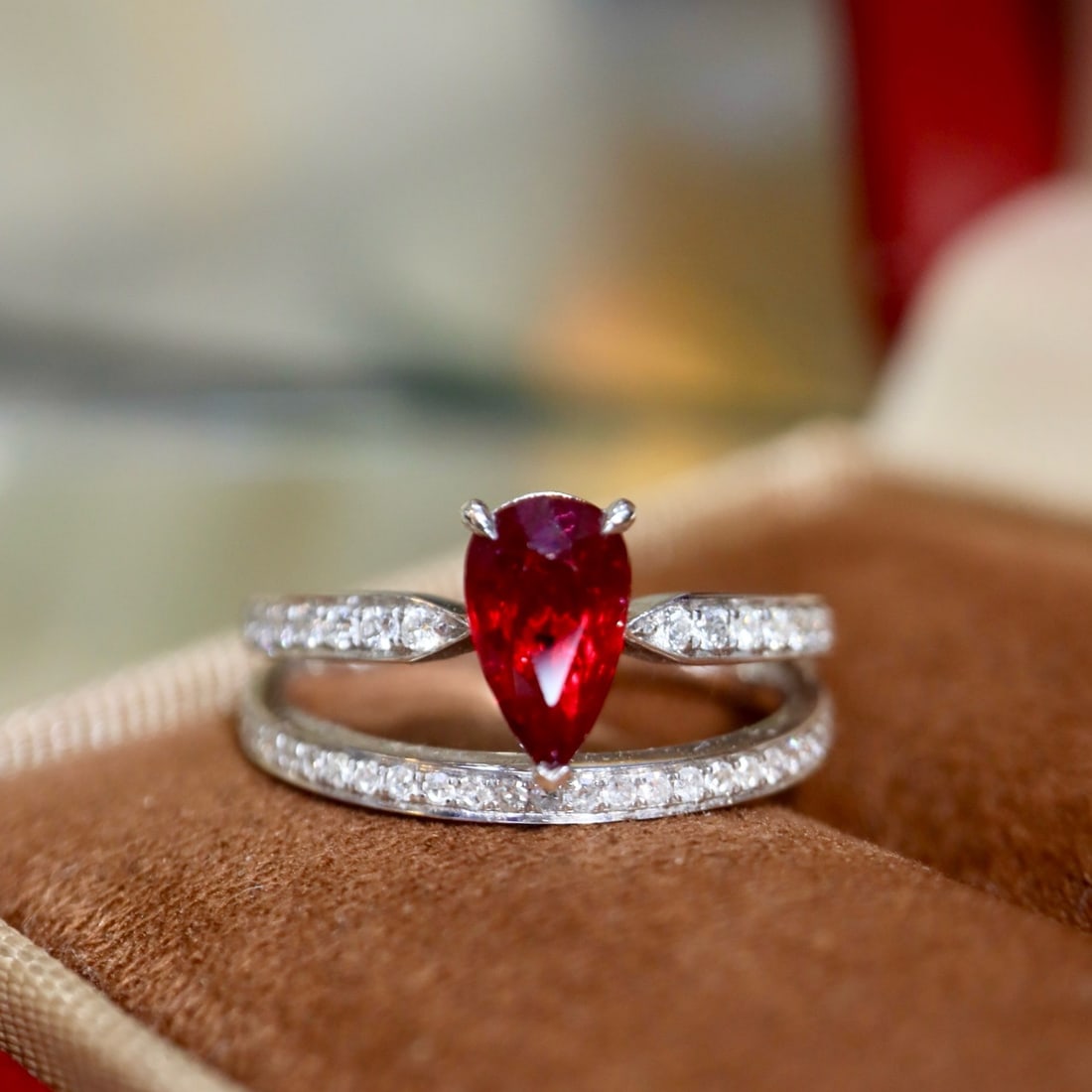 14k Gold 1.51 Ctw Natural Ruby & Diamond Ring - 3