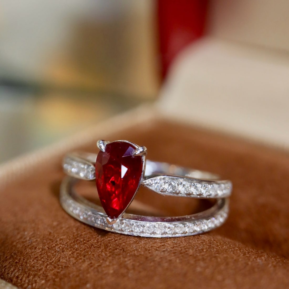 14k Gold 1.51 Ctw Natural Ruby & Diamond Ring - 5