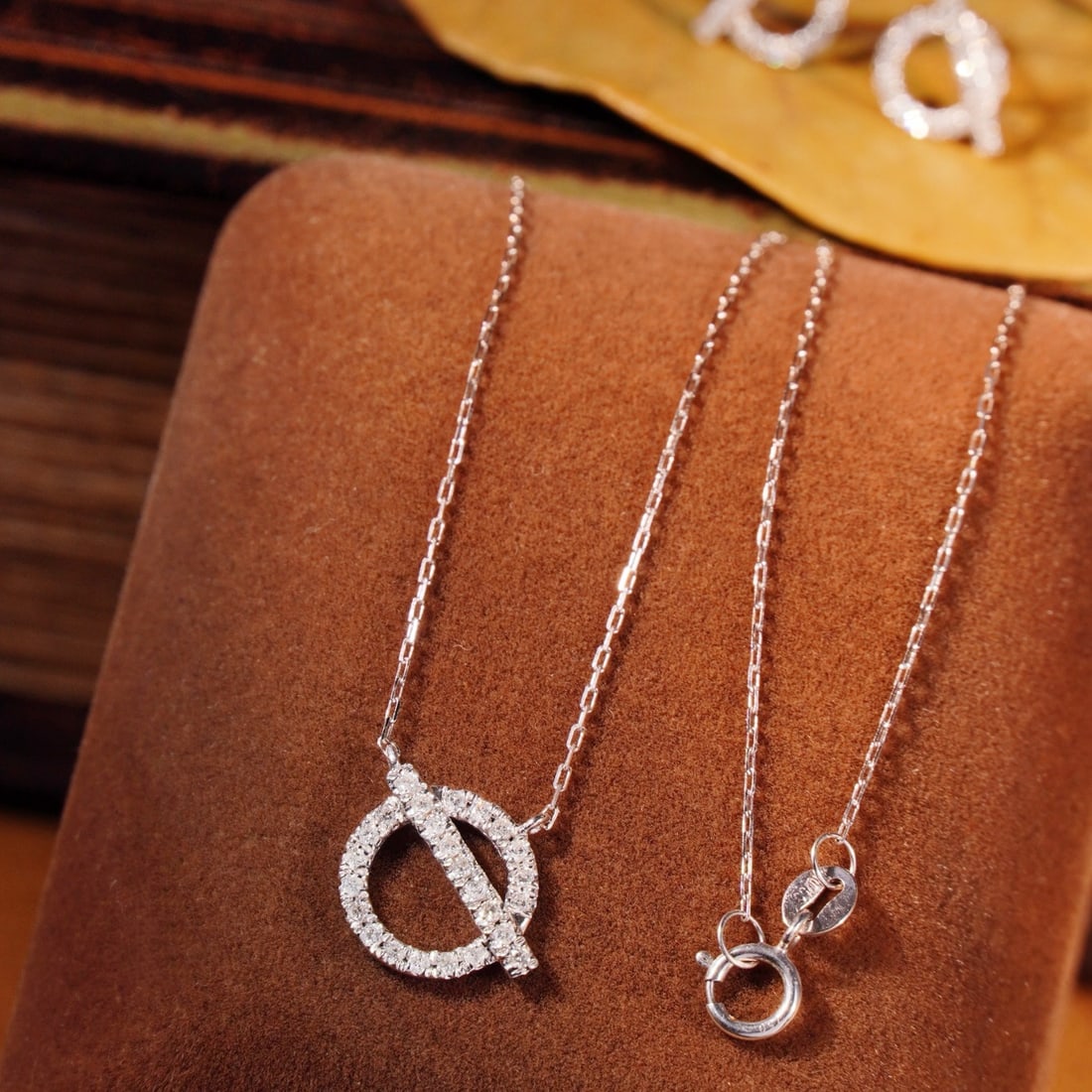 14k Gold 0.52 Ctw Natural H Diamond Jewelry Set - 3