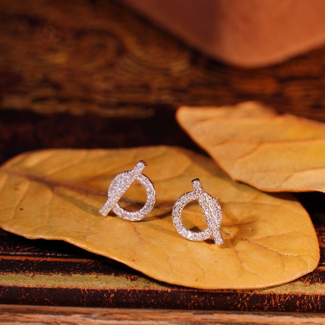 14k Gold 0.52 Ctw Natural H Diamond Jewelry Set - 5