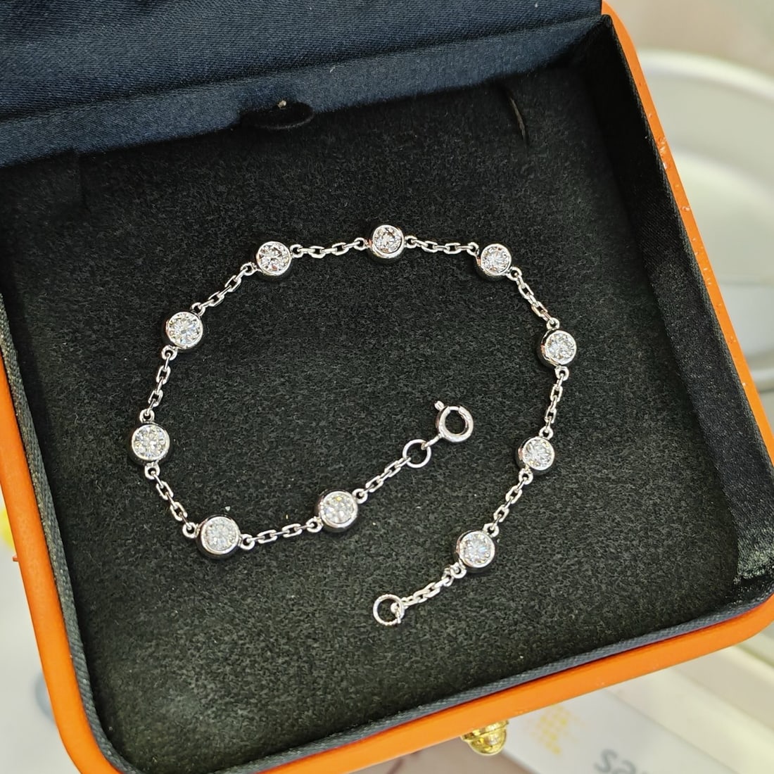 14k Gold 1.76 Ct Natural H Diamond Bracelet - 3
