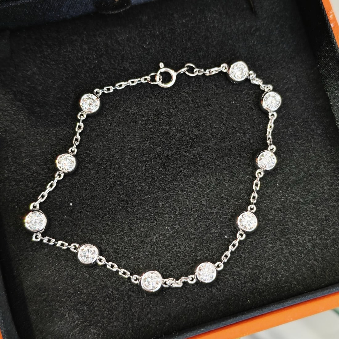 14k Gold 1.76 Ct Natural H Diamond Bracelet - 4