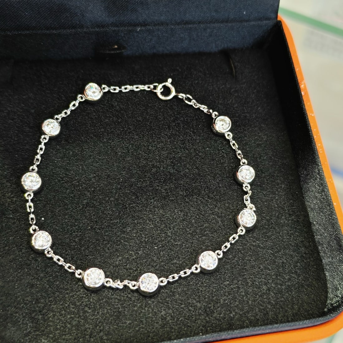 14k Gold 1.76 Ct Natural H Diamond Bracelet - 5