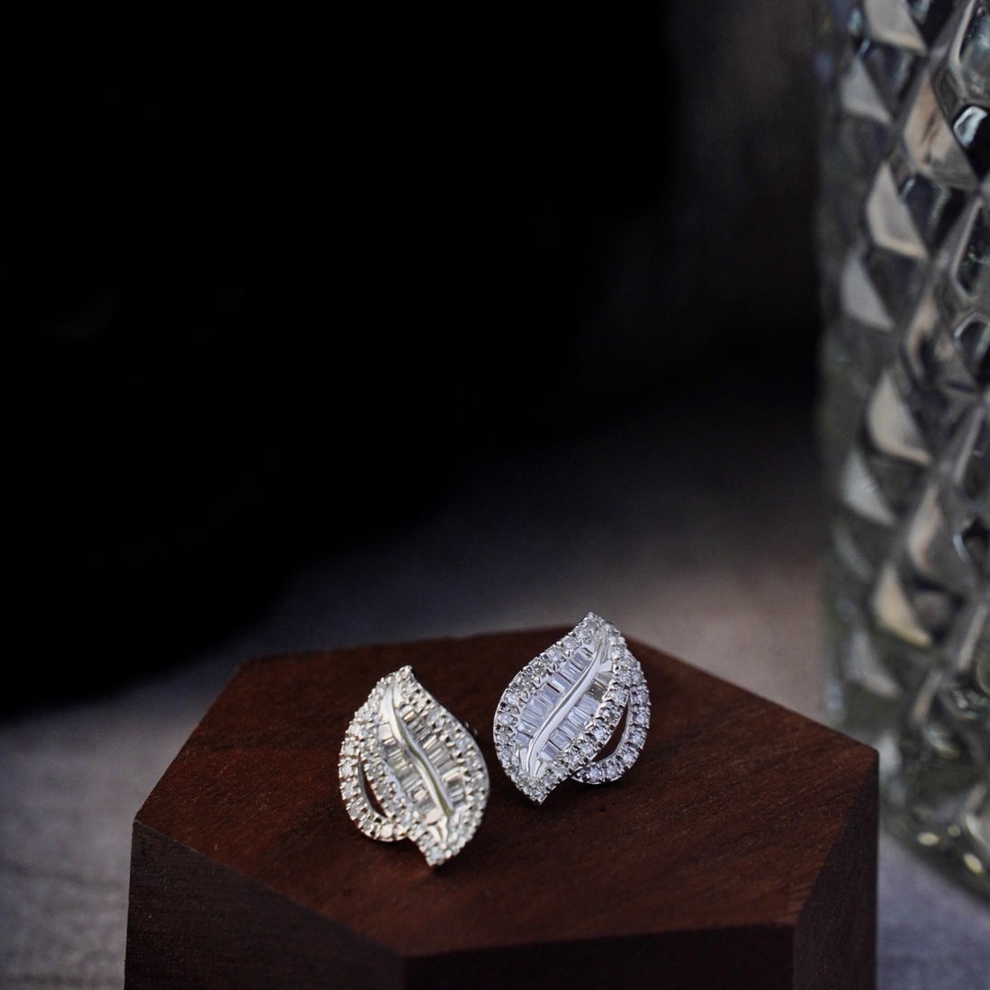 14k Gold 1.06 Ctw Natural H Diamond Jewelry Set - 3