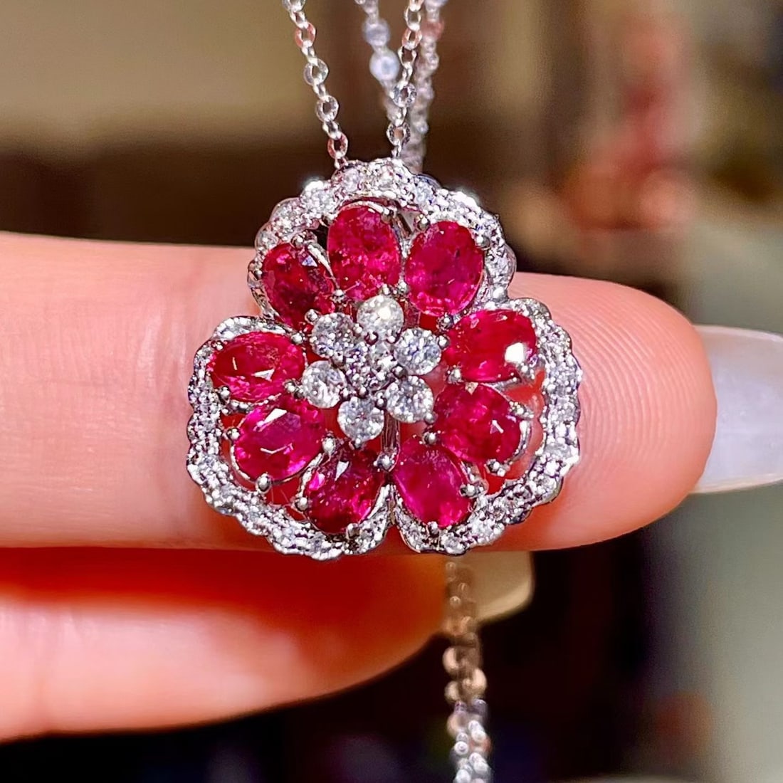 14k Gold 2.62 Ctw Natural Ruby & Diamond Pendant( Without Chain ): Ref:231174145 // gold content:14k gold // main gemstone:ruby // shape:oval // carat weight:2. 29ct // color:red // treatment:natural // // adjacent gemstone 2 : diamond // shape:round // carat weight: