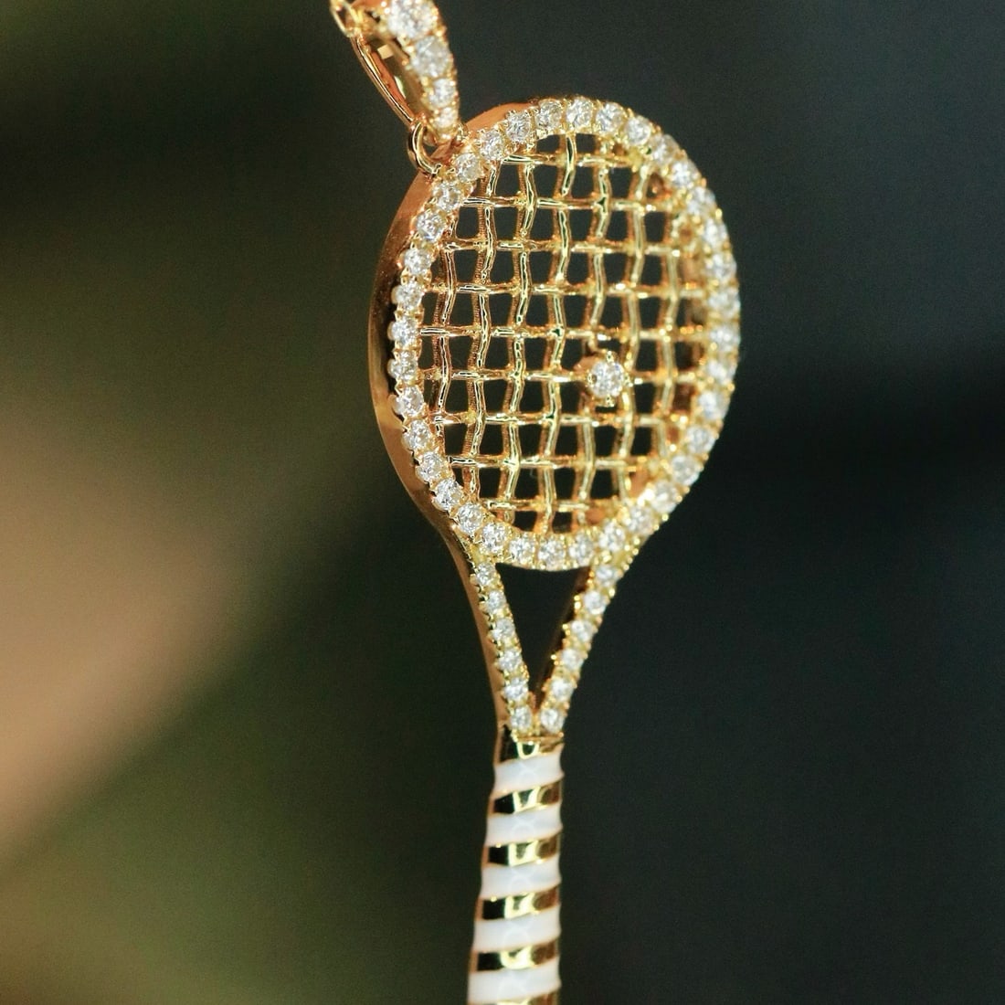 14k Gold 0.25 Ct Natural H Diamond Pendant( Without Chain ) - 2