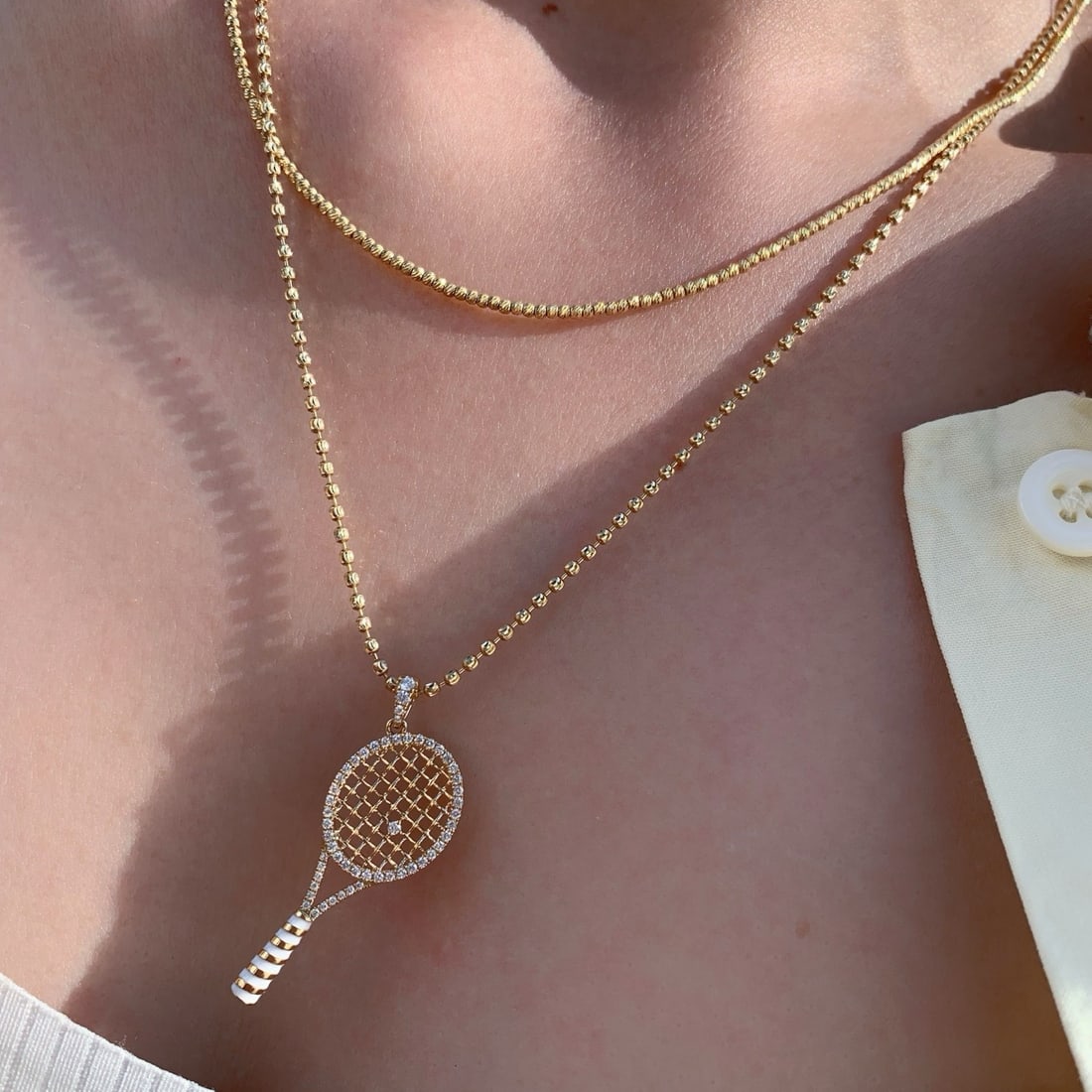 14k Gold 0.25 Ct Natural H Diamond Pendant( Without Chain ) - 5