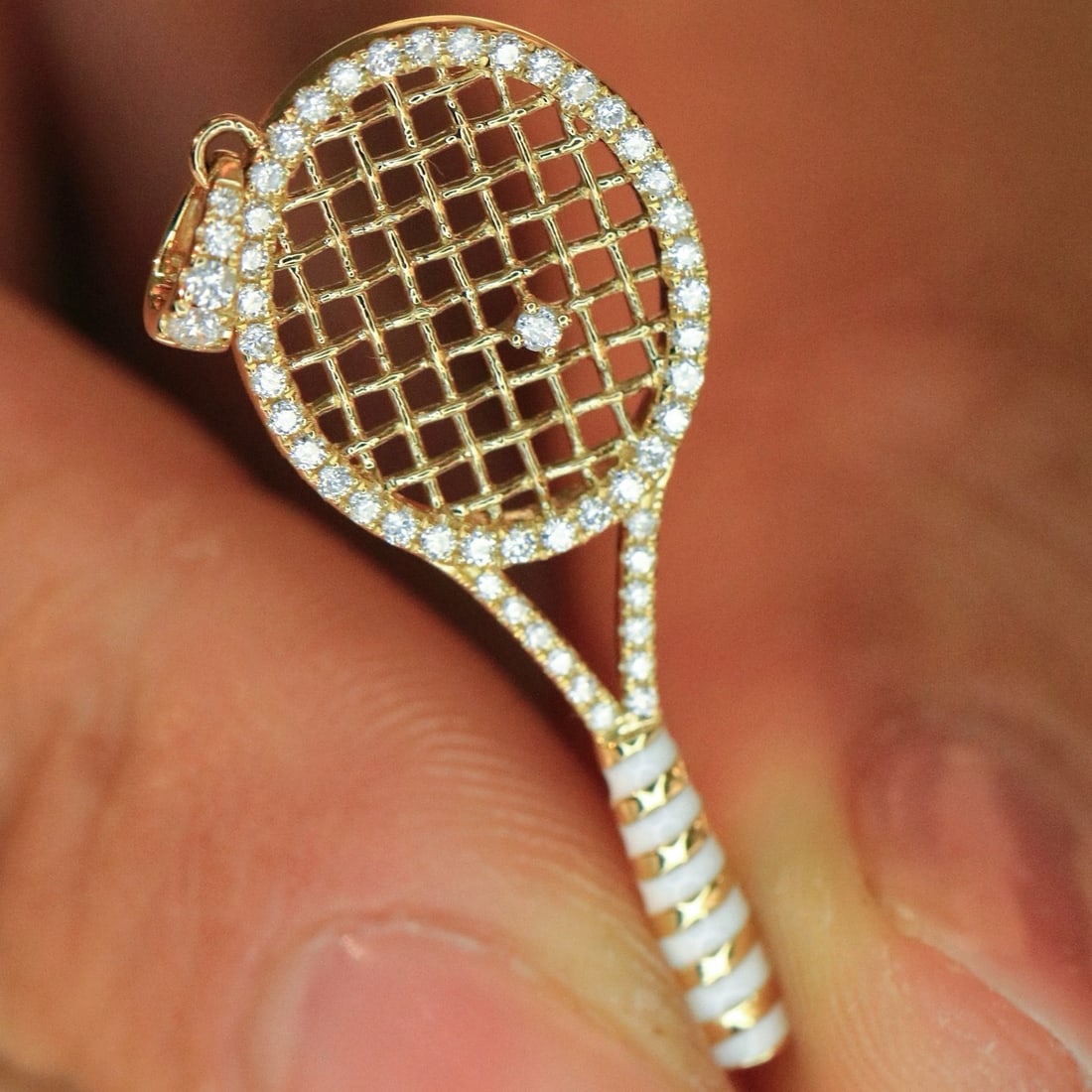 14k Gold 0.25 Ct Natural H Diamond Pendant( Without Chain ) - 6