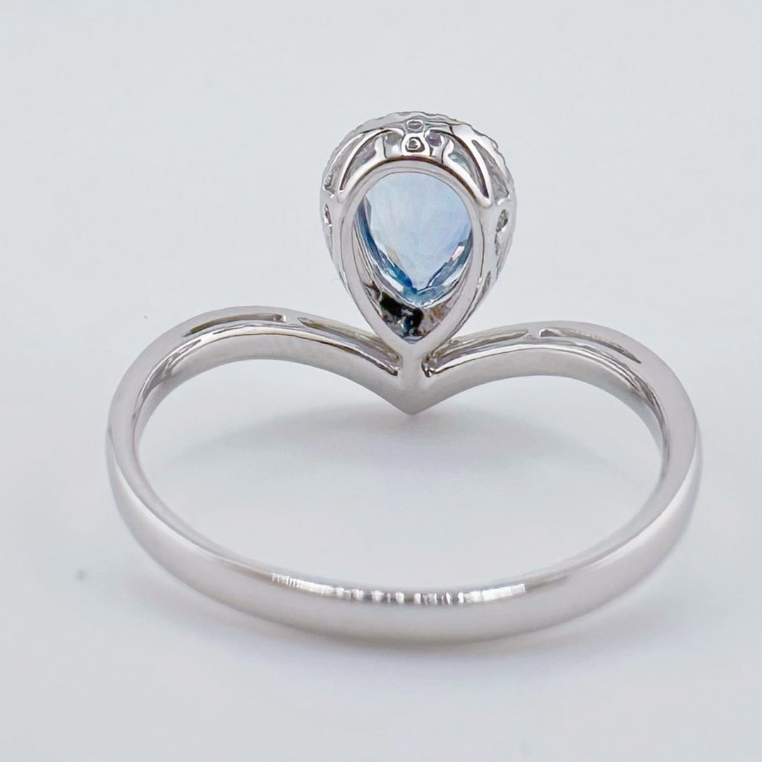 14k Gold 1.31 Ctw Natural Sapphire & Diamond Ring - 4