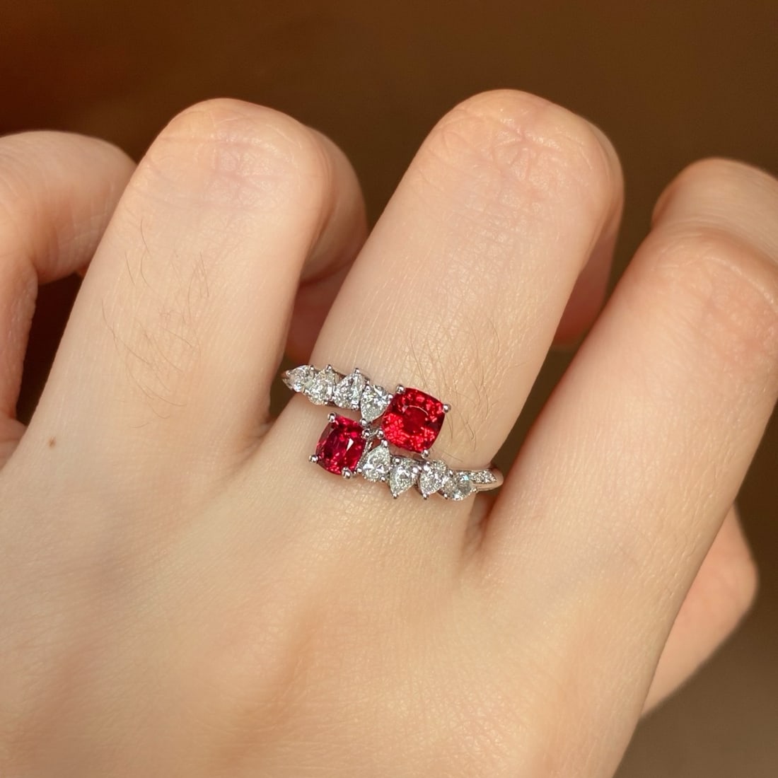 14k Gold 1.73 Ctw Natural Spinel & Diamond Ring - 6