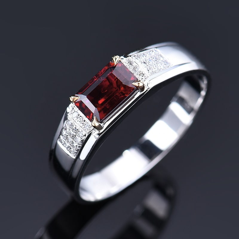 14k Gold 1.19 Ctw Natural Ruby & Diamond Ring - 2