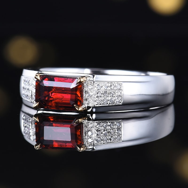 14k Gold 1.19 Ctw Natural Ruby & Diamond Ring - 4