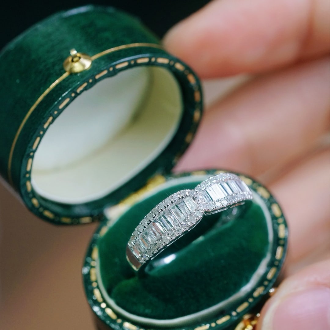 14k Gold 0.50 Ct Natural H Diamond Ring: Ref:231174450 // gold content:14k gold // ring size:7. 25us // // main gemstone:diamond // shape:multiple // carat weight:0. 50ct // clarity grade:vs-si // color:h // treatment:natural // Low