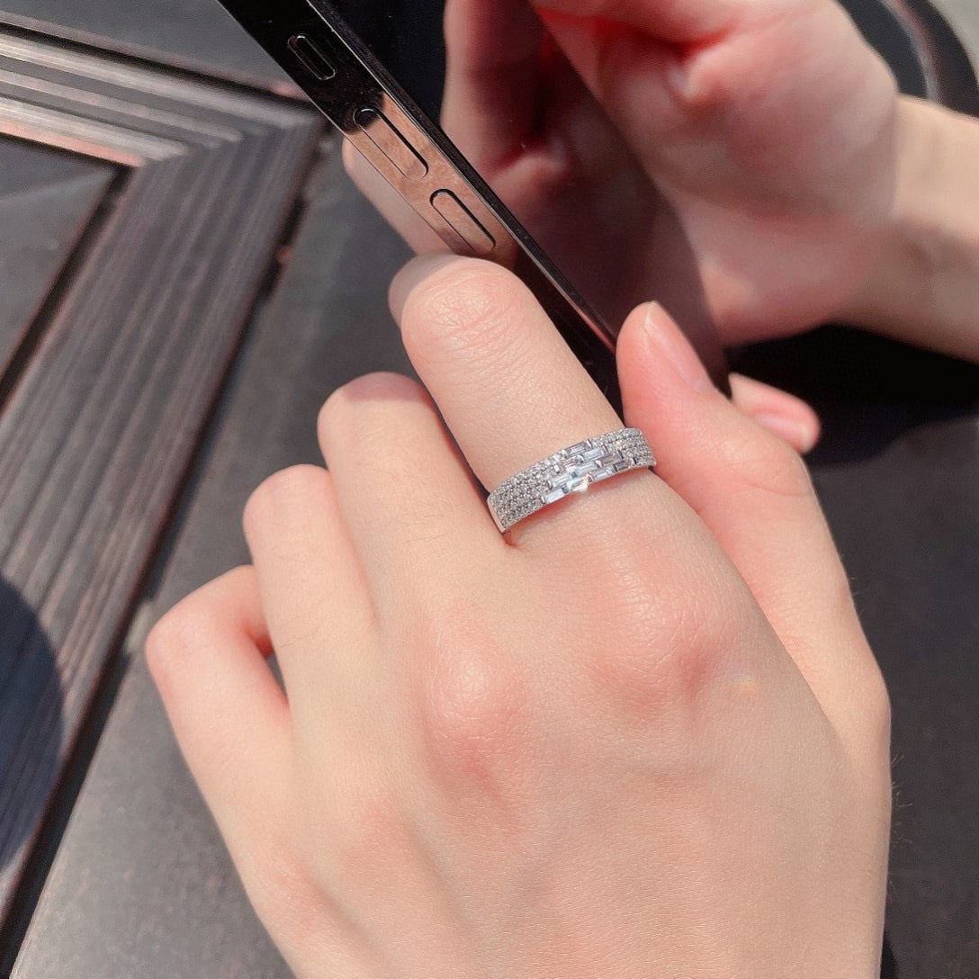 14k Gold 0.37 Ctw Natural H Diamond Ring (1 of 4)