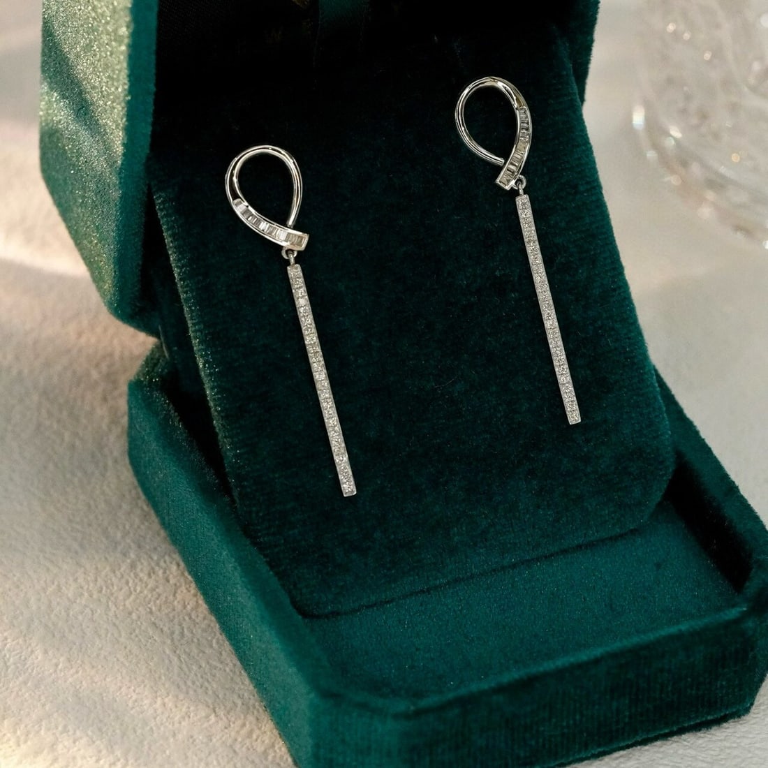 14k Gold 0.5 Ct Natural H Diamond Earrings (1 of 7)