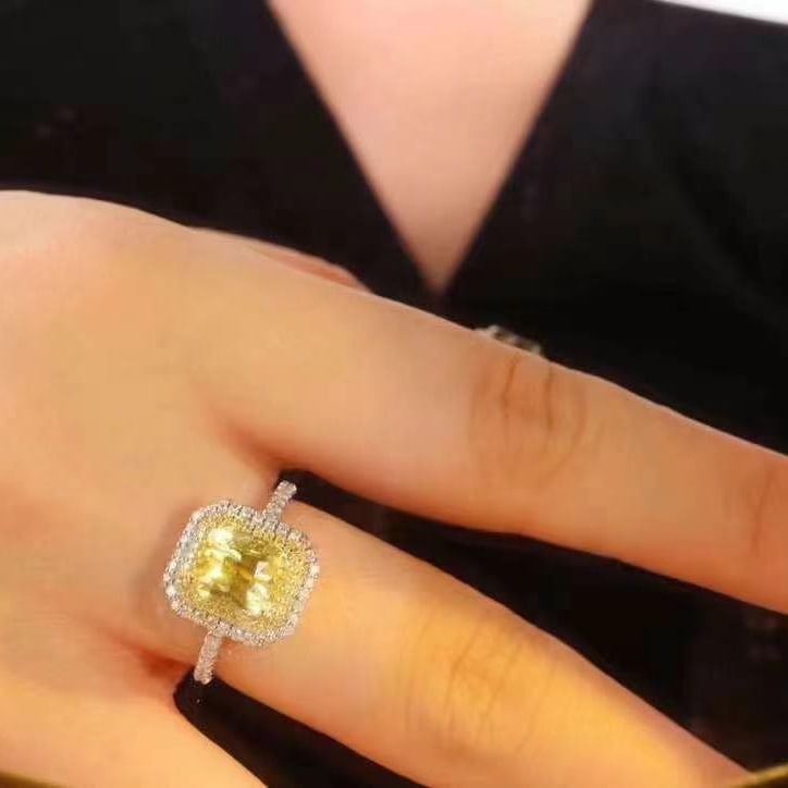 14k Gold 2.59 Ctw Natural Sapphire & Diamond Ring - 3