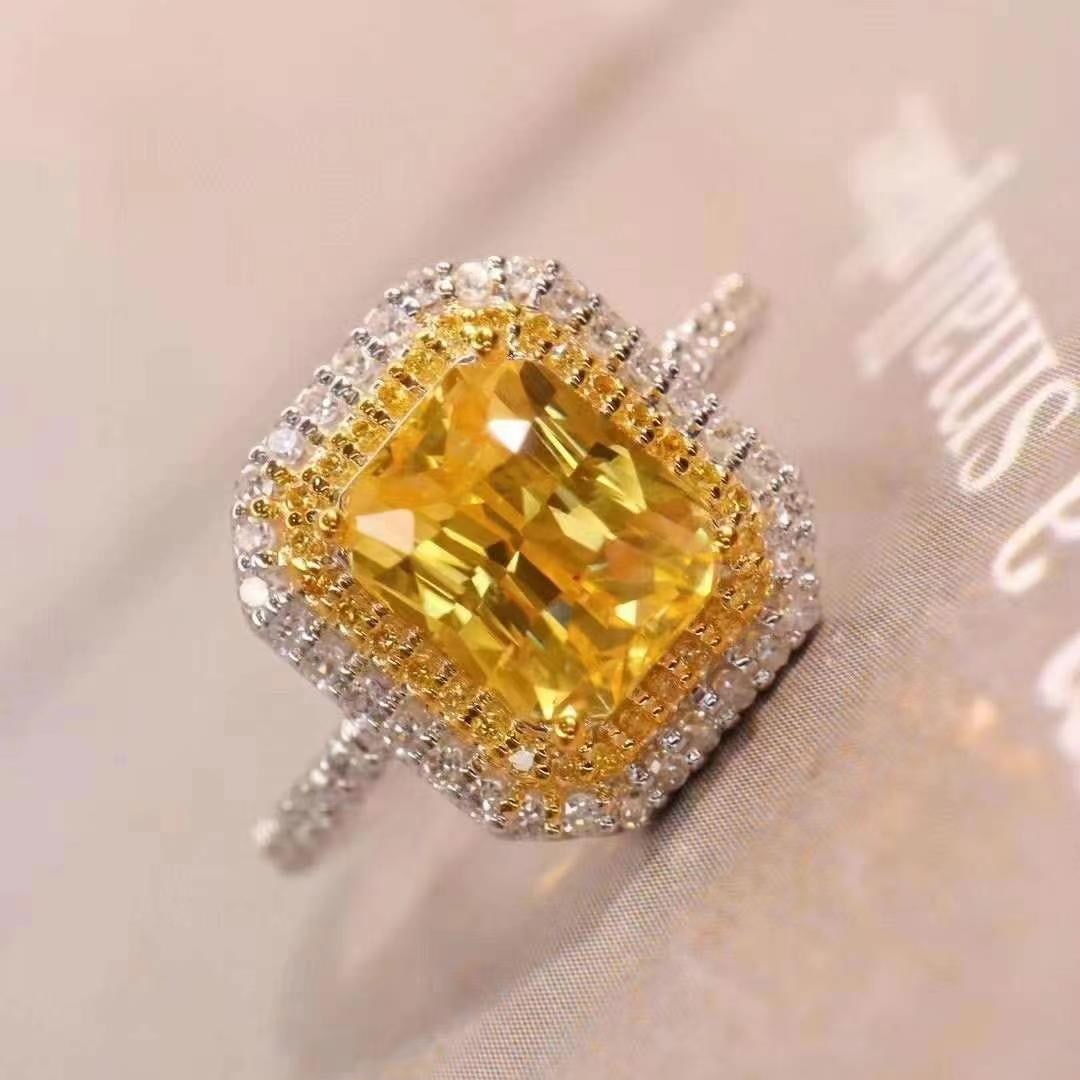 14k Gold 2.59 Ctw Natural Sapphire & Diamond Ring - 5