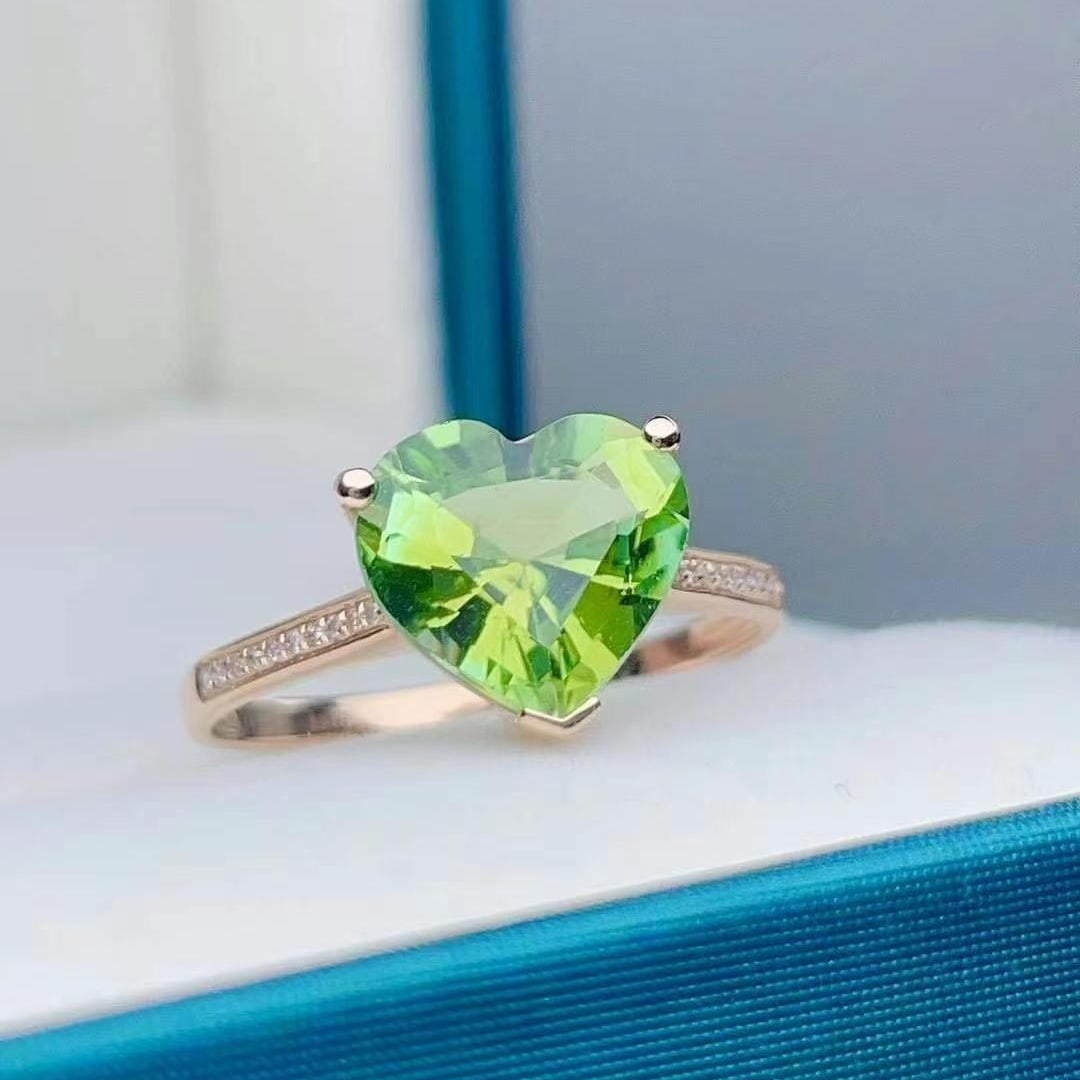 14k Gold 2.48 Ct Natural Tourmaline & Diamond Ring - 2