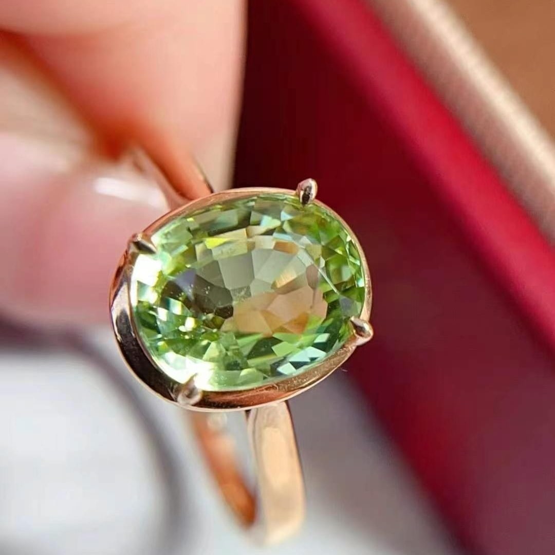 14k Gold 2 Ct Natural Tourmaline Ring - 2