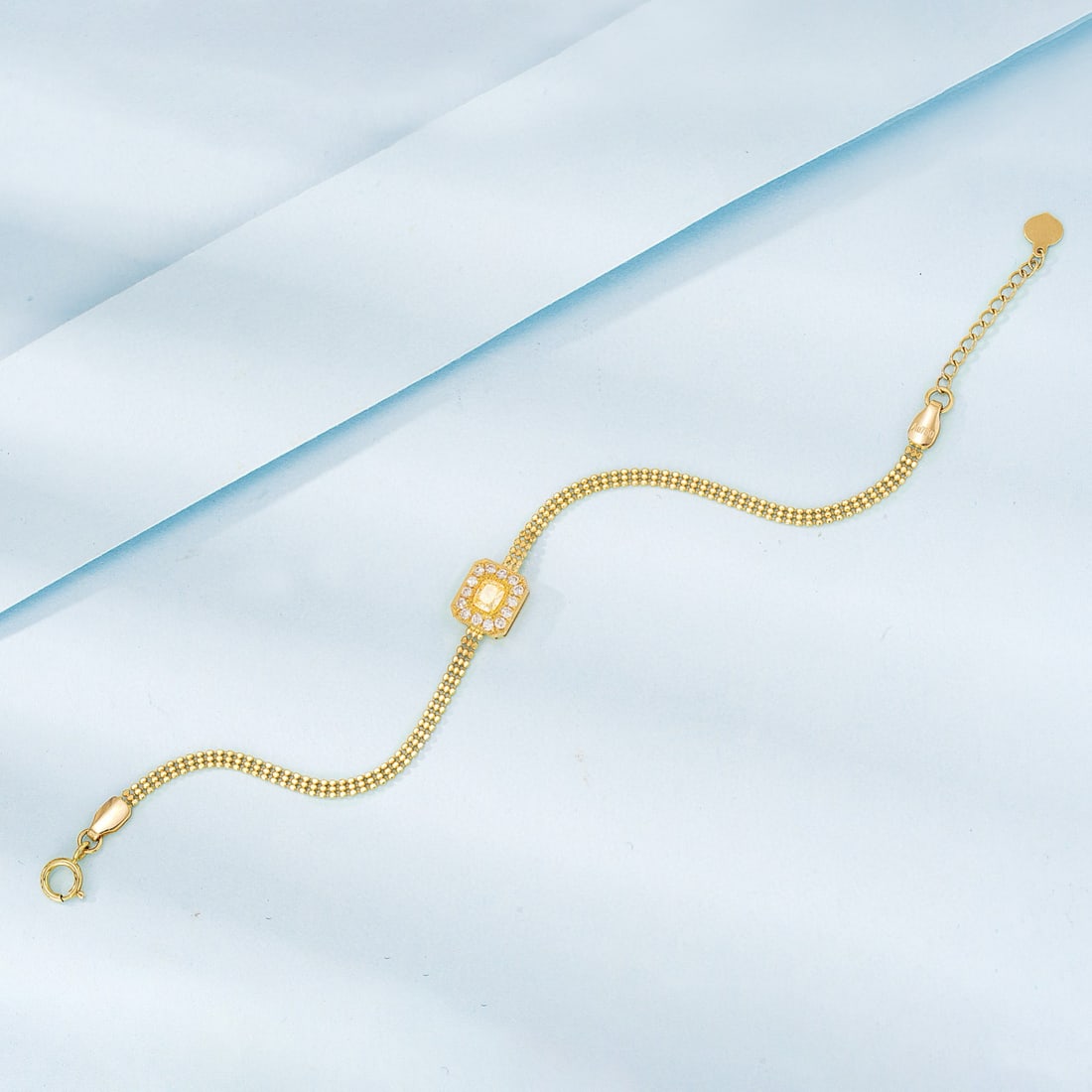 14k Gold 1.16 Ctw Natural Yellow Diamond & Diamond Jewelry Set - 7