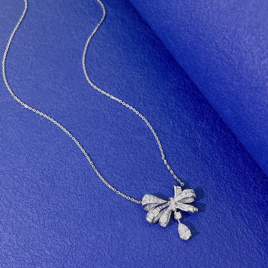 14k Gold 1.08 Ctw Natural H Diamond Necklace - 4