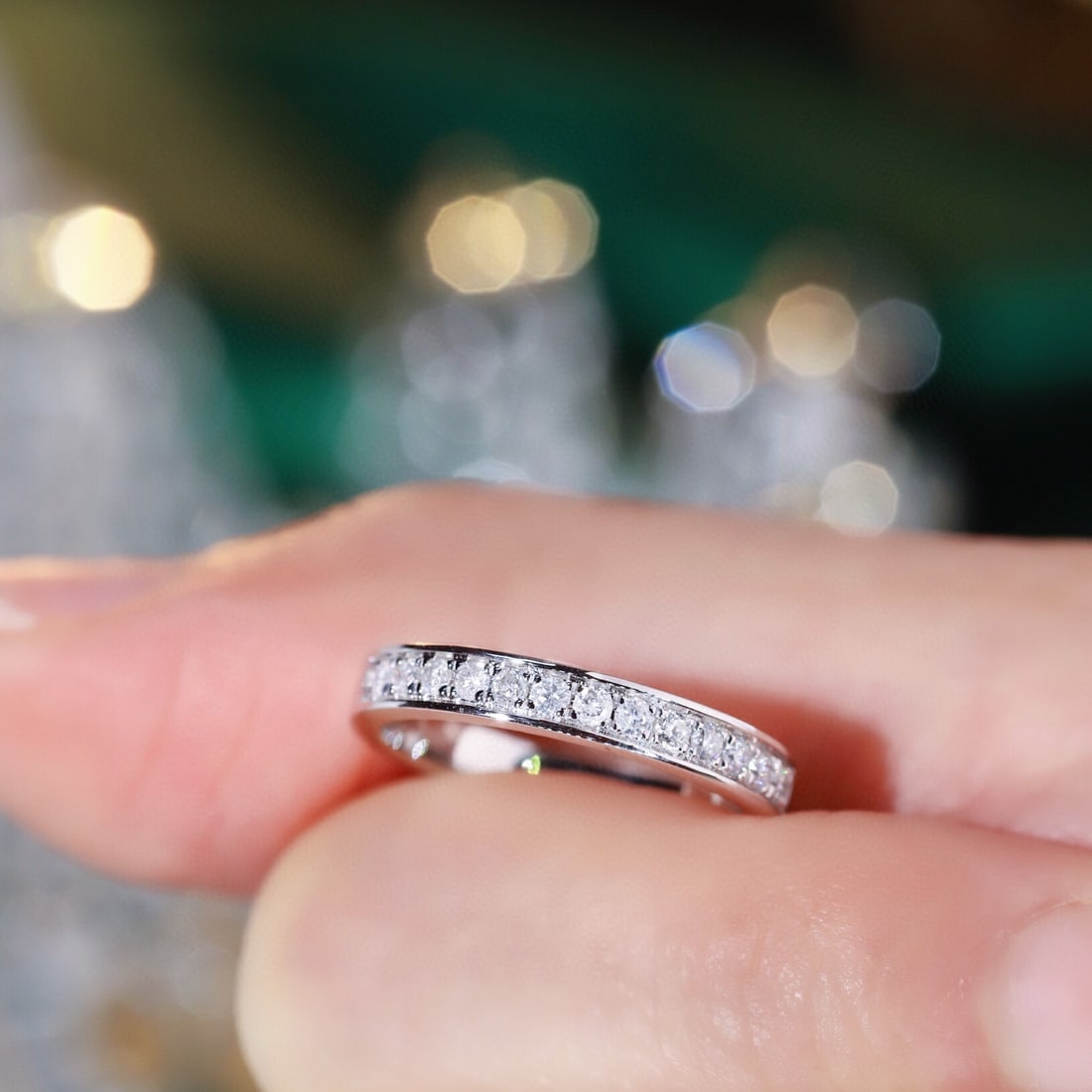 14k Gold 0.25 Ct Natural H Diamond Ring - 5