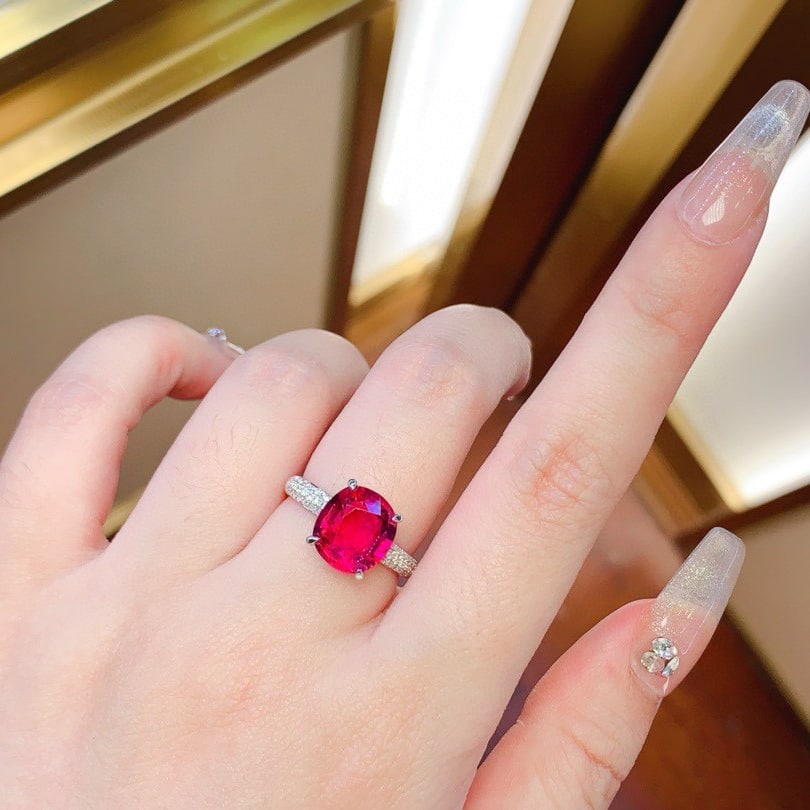 14k Gold 4.40 Ctw Natural Tourmaline & Diamond Ring - 6