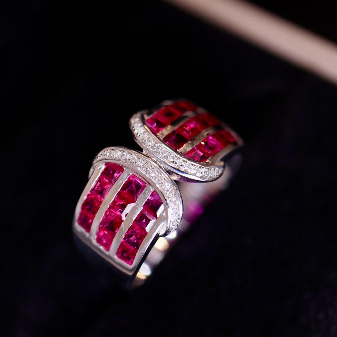 14k Gold 1.26 Ct Natural Ruby & Diamond Ring - 6