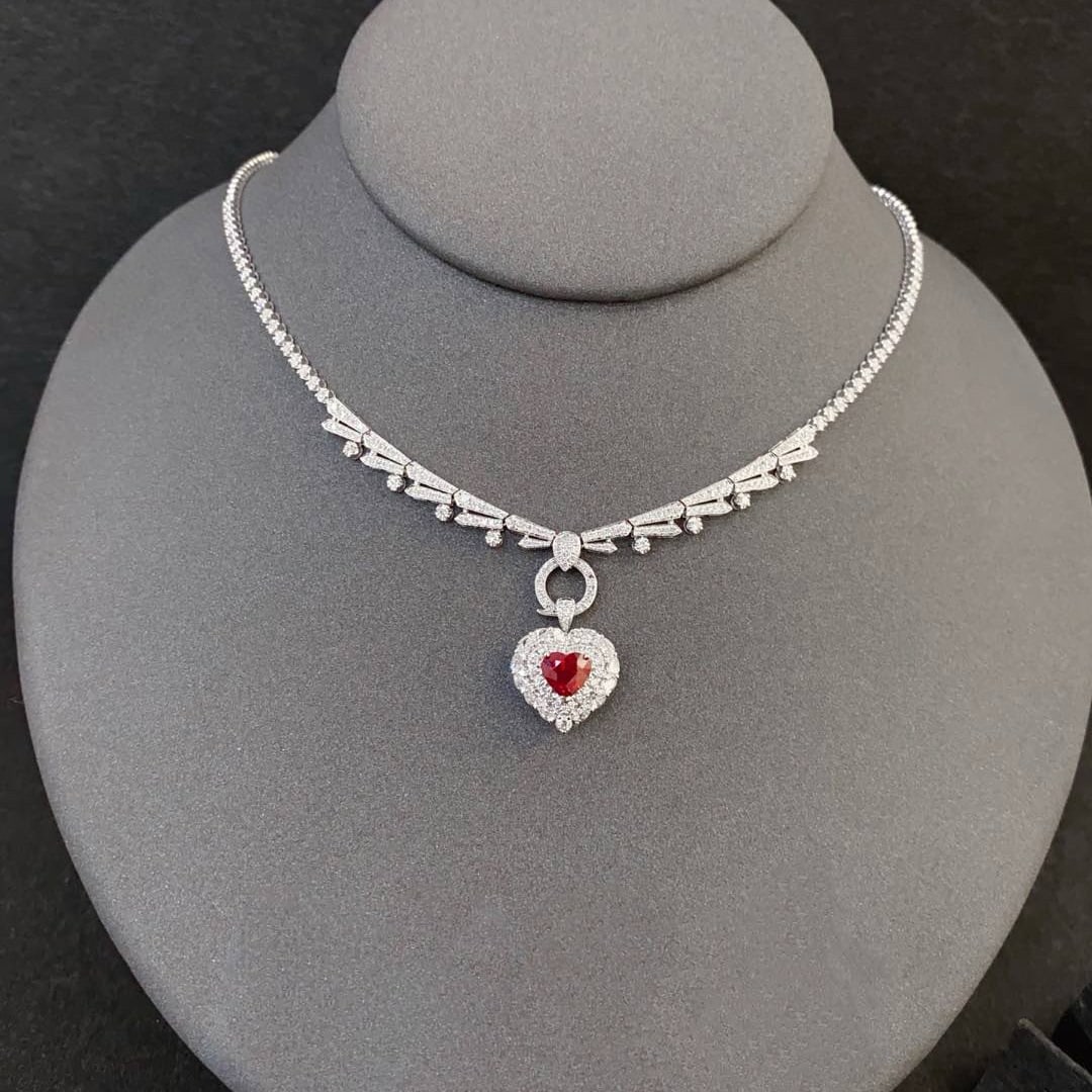 14k Gold 2.34 Ctw Natural Ruby & Diamond Ring/pendant( Without Chain ) - 6