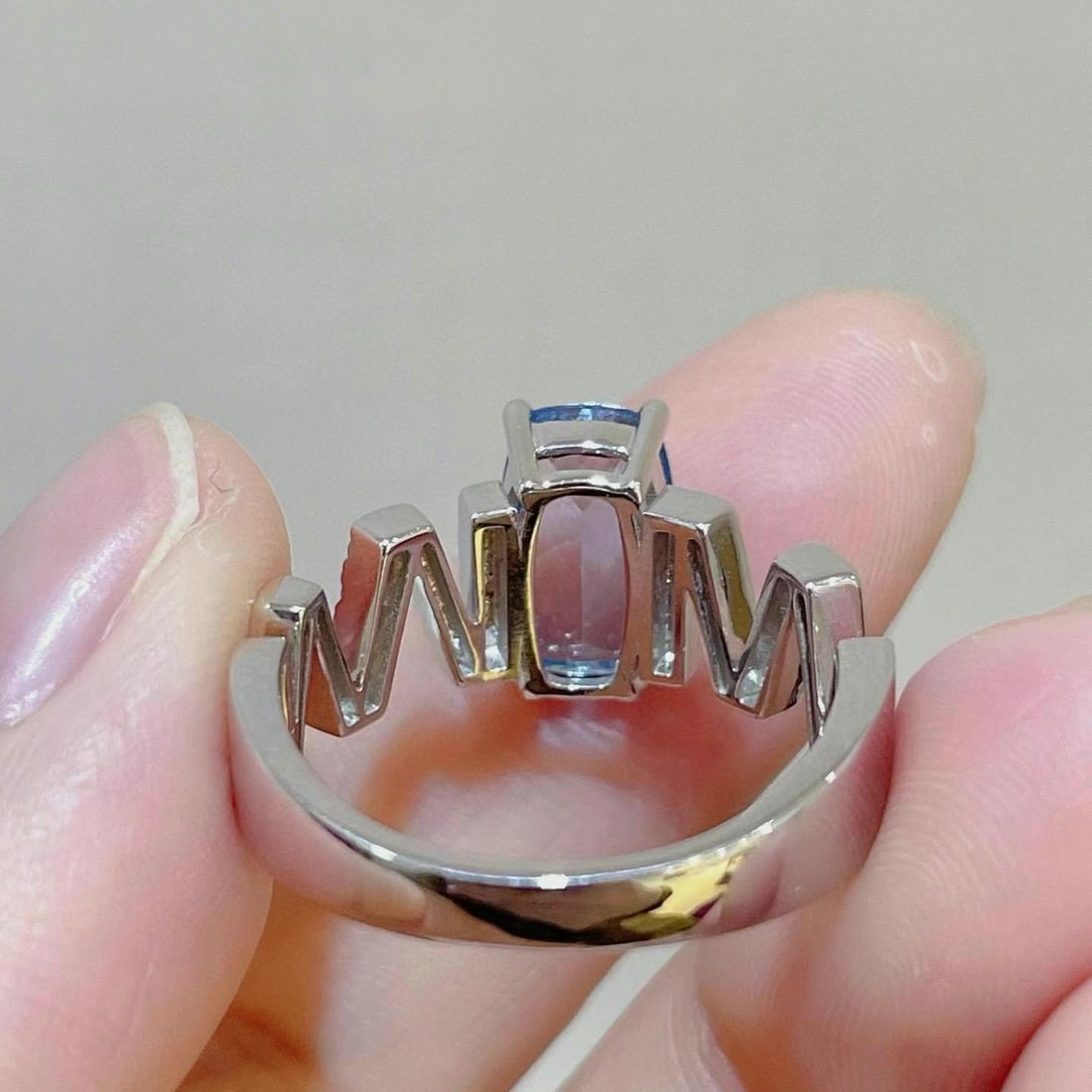 14k Gold 2.25 Ctw Natural Aquamarine & Diamond Ring - 3