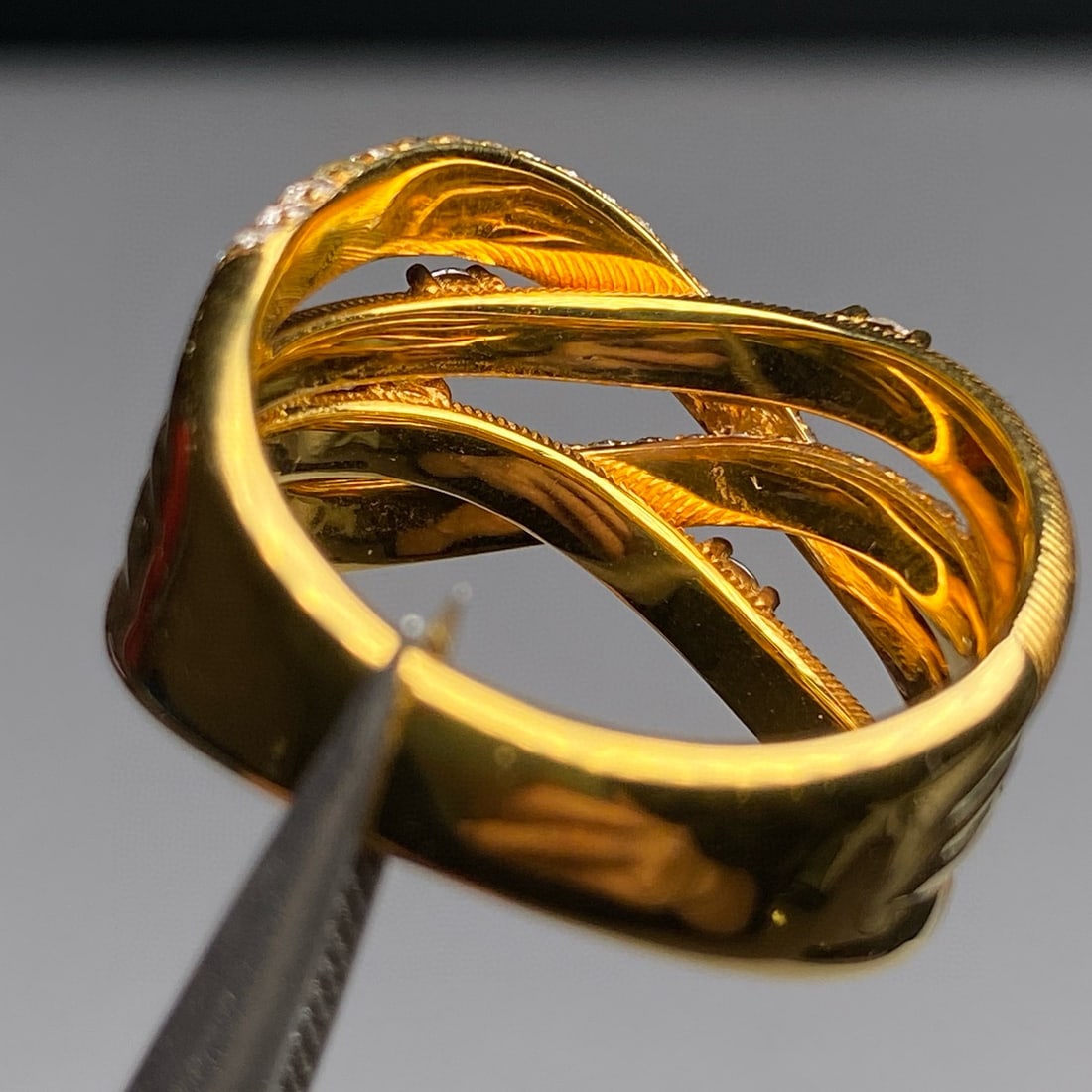 14k Gold 1.76 Ct Natural H Diamond Ring - 6