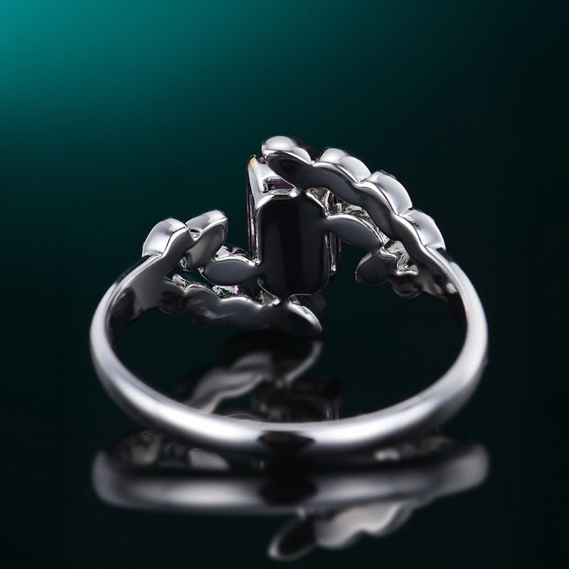 14k Gold 0.85 Ctw Natural Padparadscha Sapphire & Diamond Ring - 5