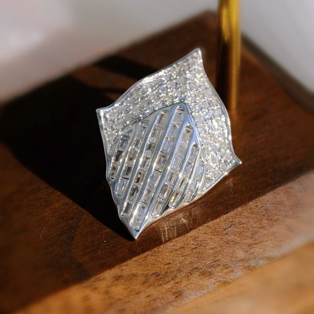 14k Gold 1.84 Ct Natural H Diamond Earrings - 2