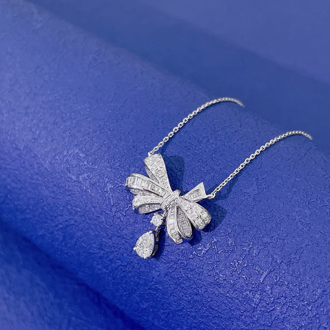 14k Gold 1.08 Ctw Natural H Diamond Necklace - 3