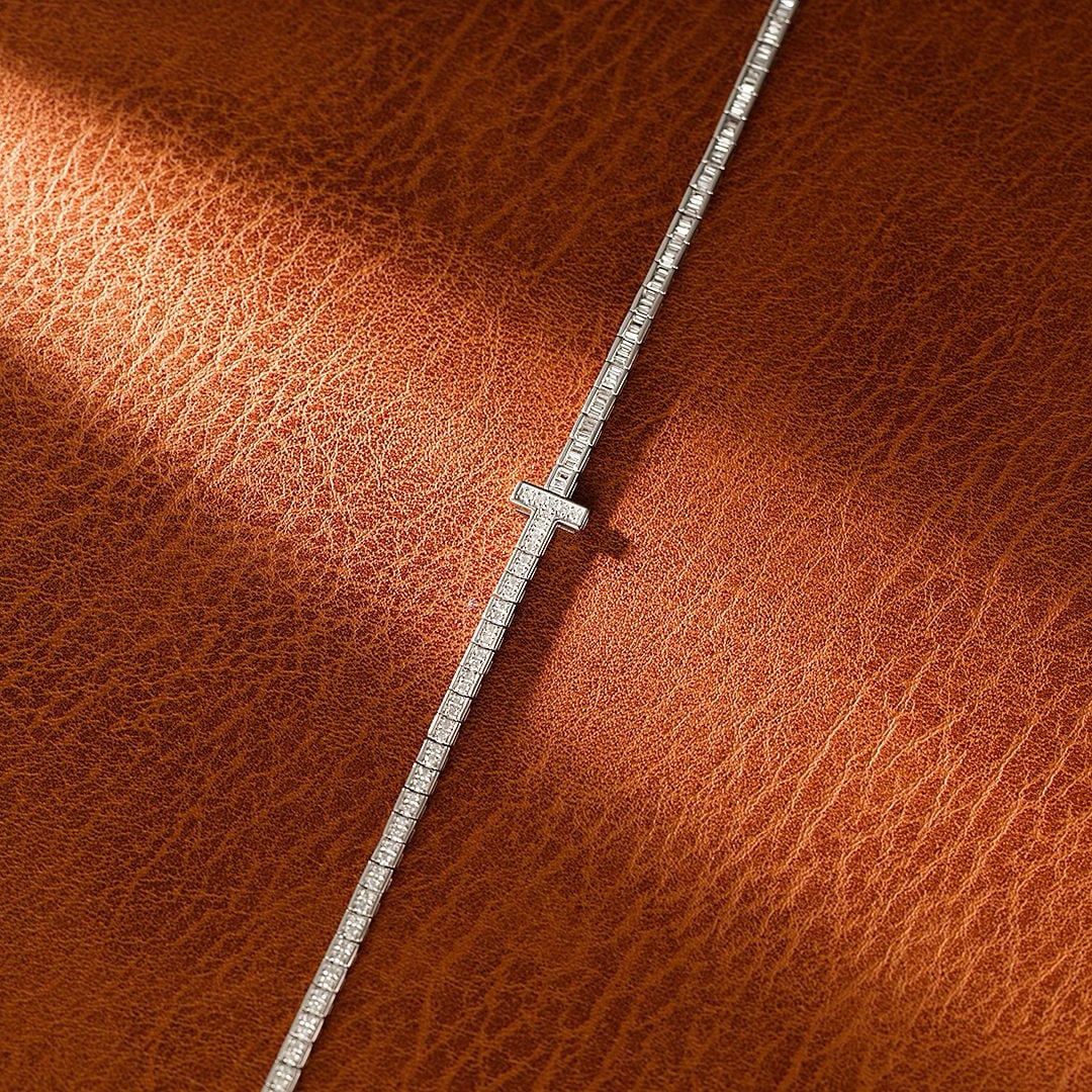 14k Gold 0.49 Ct Natural H Diamond Bracelet - 3