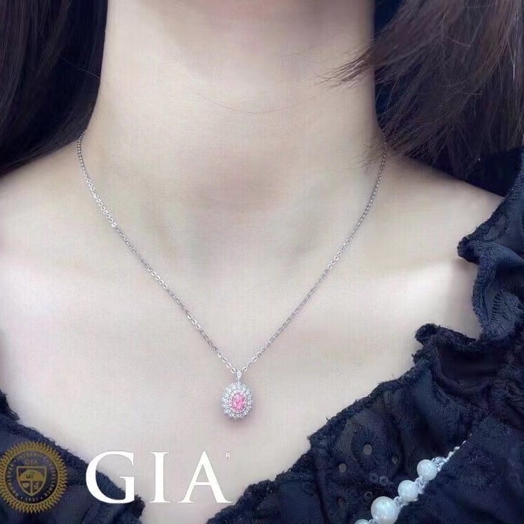 Gia Certified 14k Gold 1.14 Ctw Natural Pink Diamond & Diamond Ring - 5