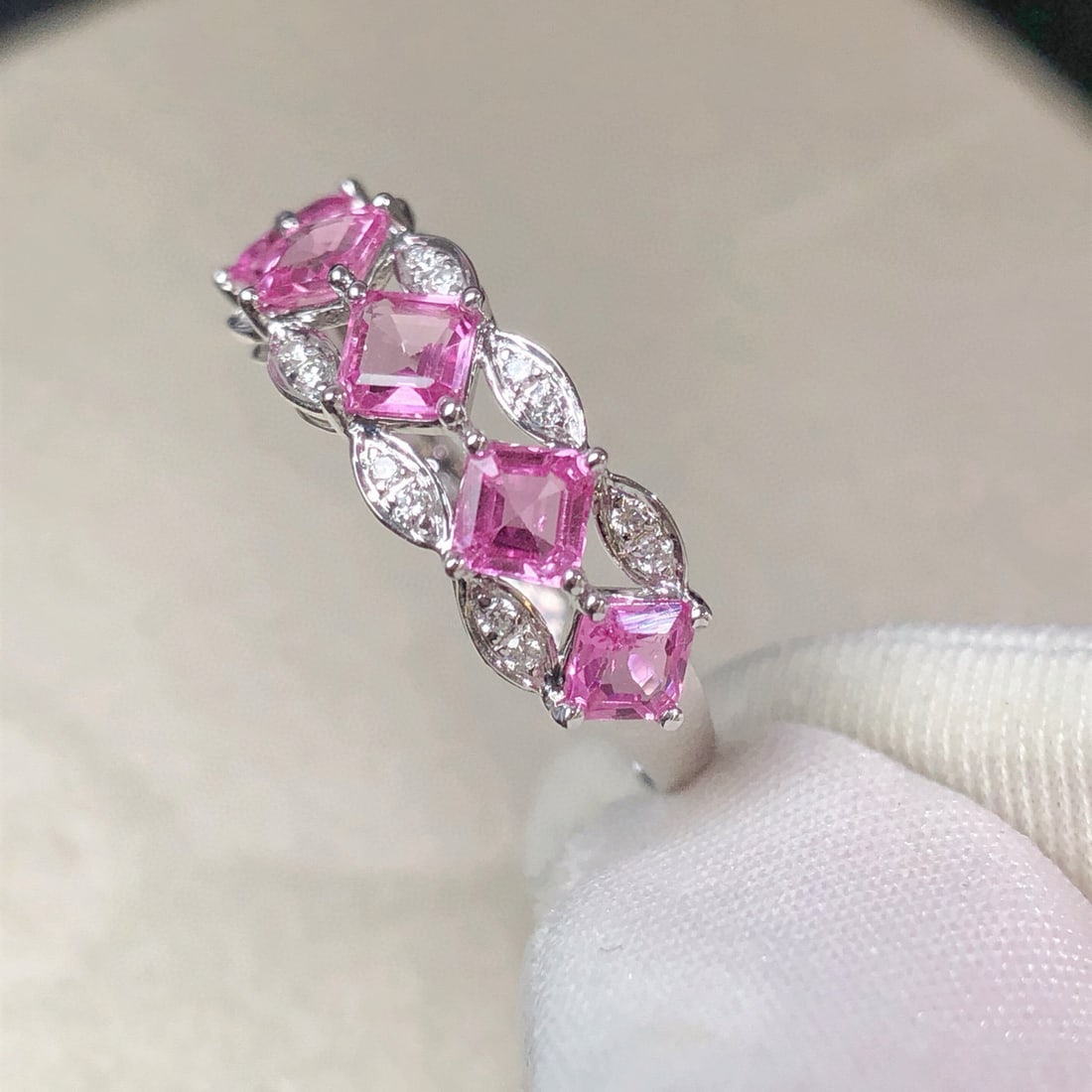 14k Gold 1.33 Ctw Natural Sapphire & Diamond Ring - 2